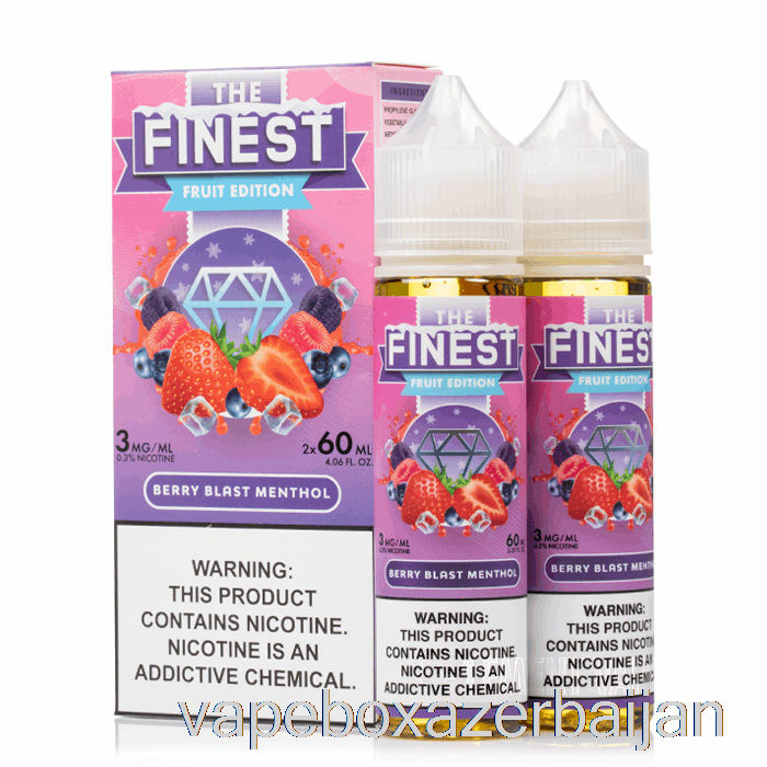 Vape Box Azerbaijan Berry Blast MENTHOL - The Finest Fruit Edition - 120mL 3mg